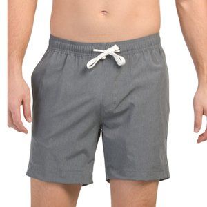 Onia Land to Water Stretch Chambray Swim Shorts